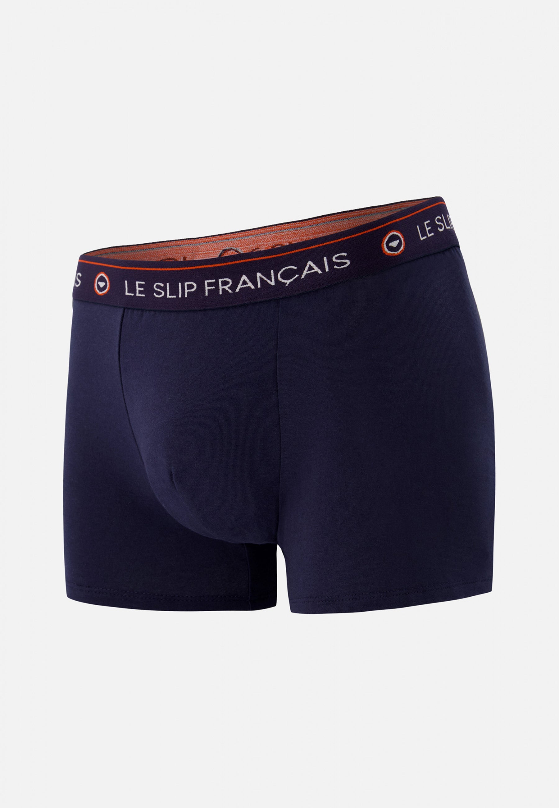 Navy blue cotton boxer shorts - Redoutable Marine