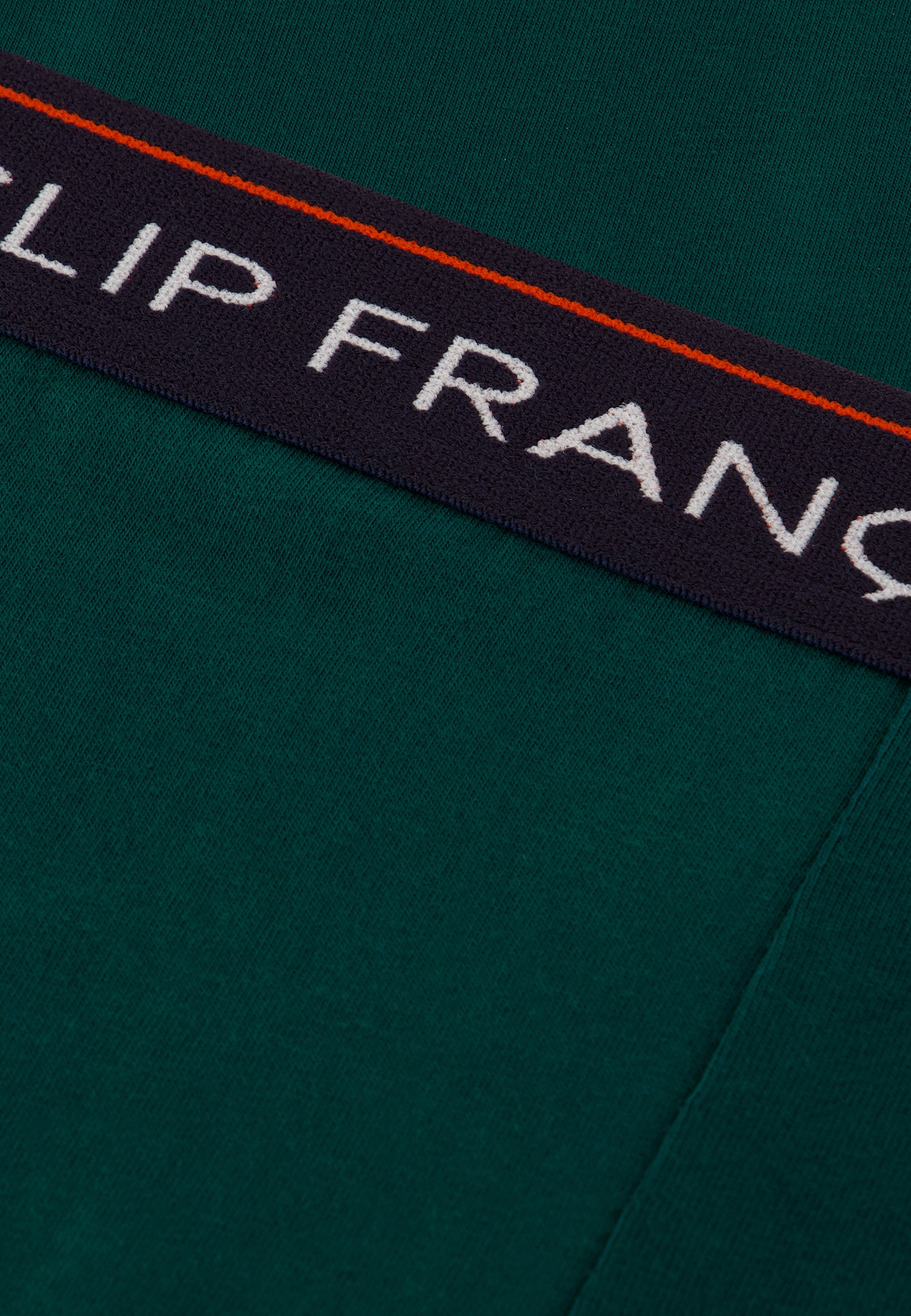 Lot de 3 boxers long en coton - Boxers long Marinière Marine Vert Sapin