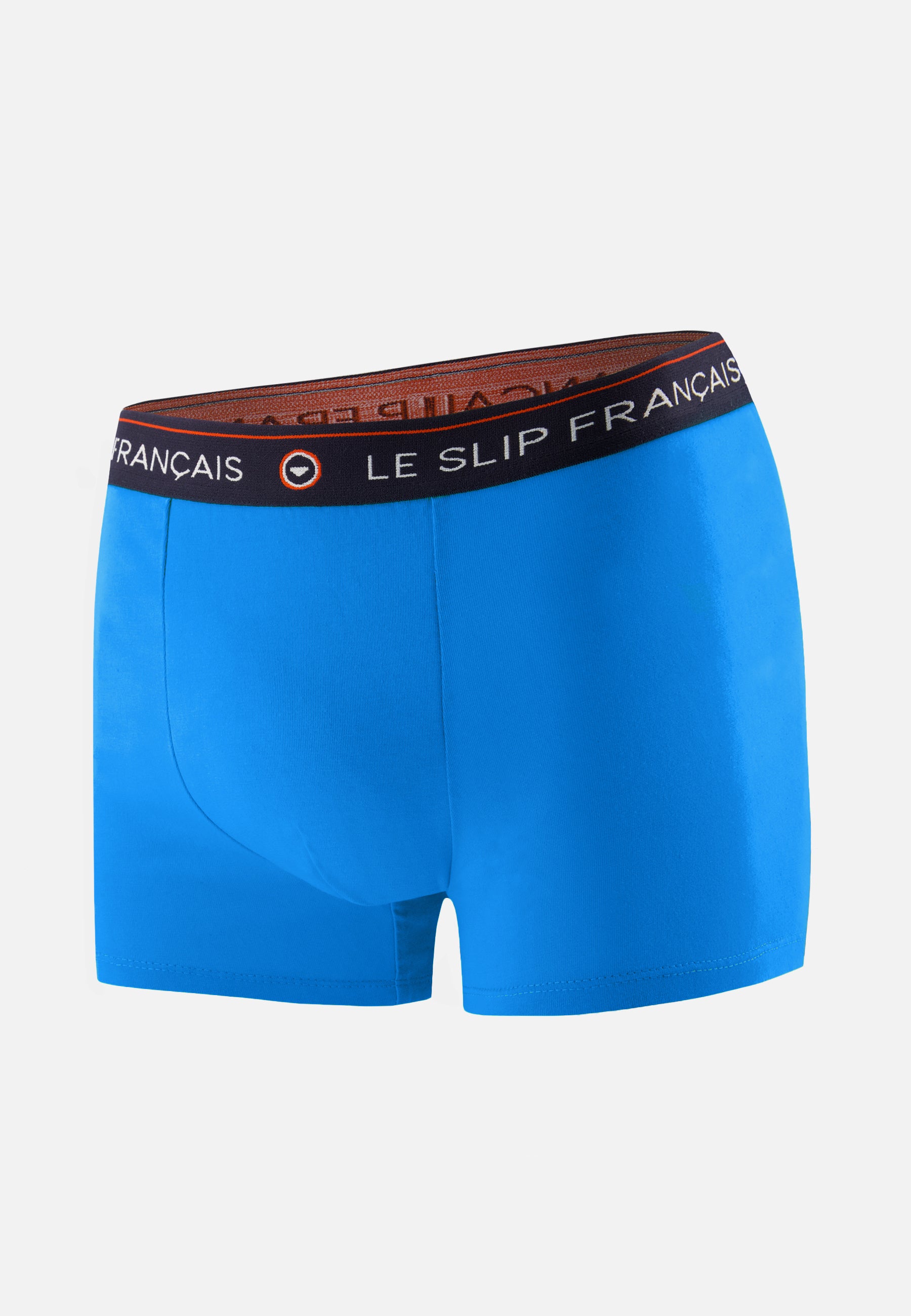 Boxer en coton - Redoutable Bleu Fluo