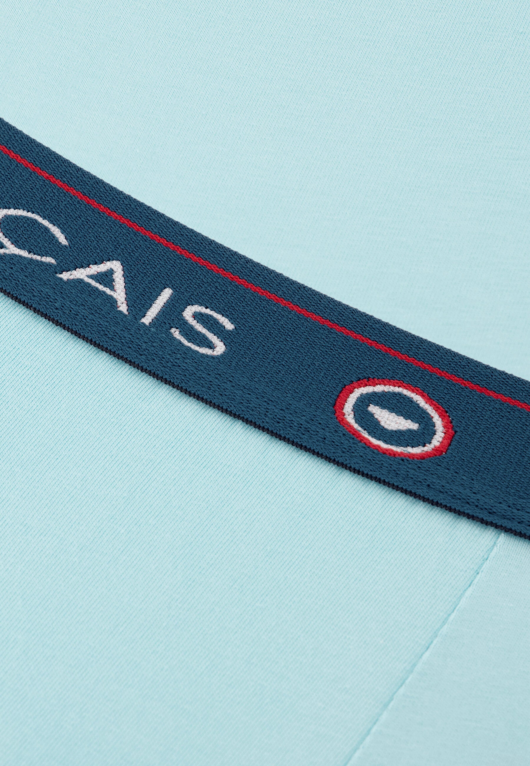 Green cotton boxer shorts - Redoutable Aqua Green