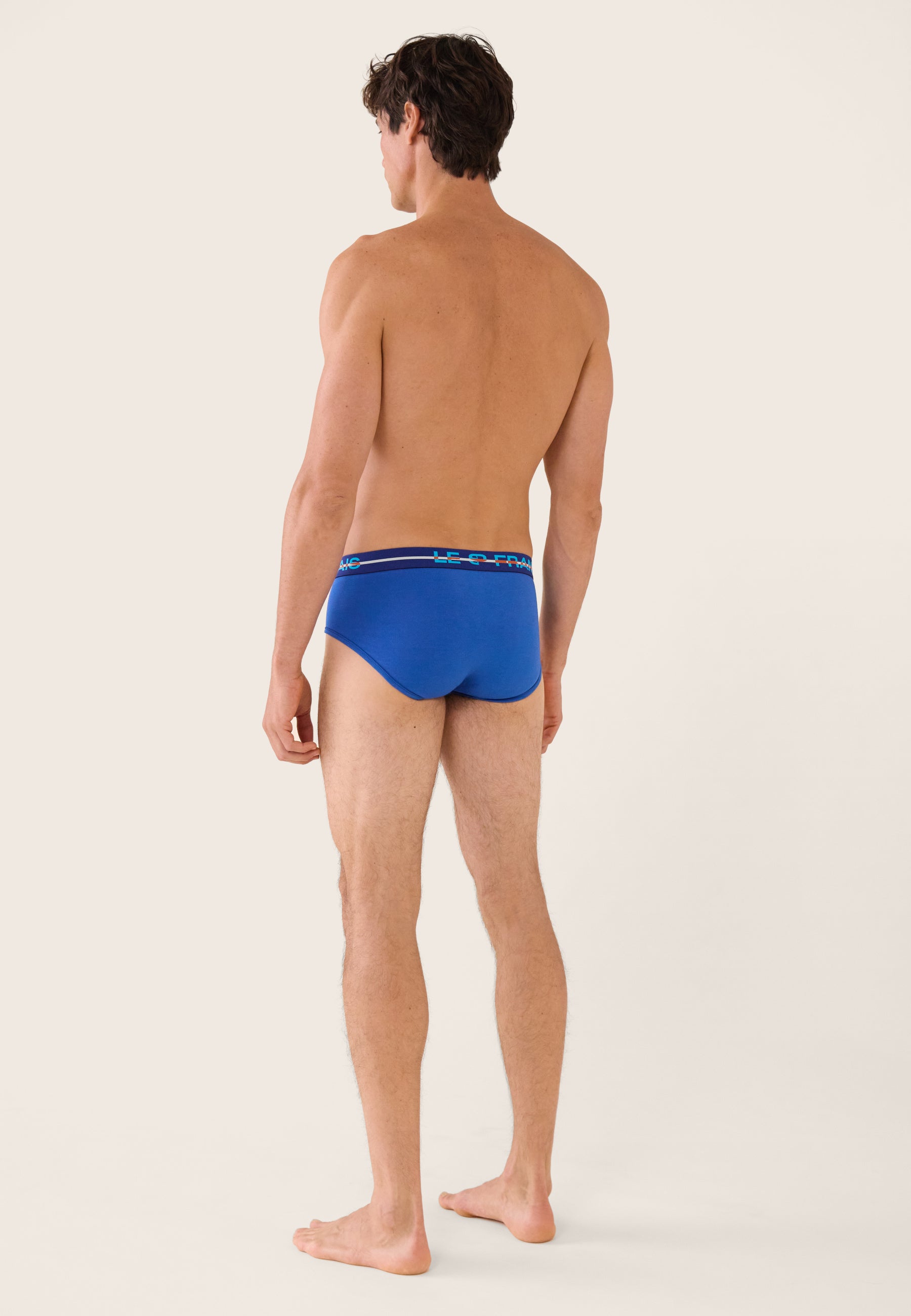 Blue cotton briefs - Intrepid Nautical Blue