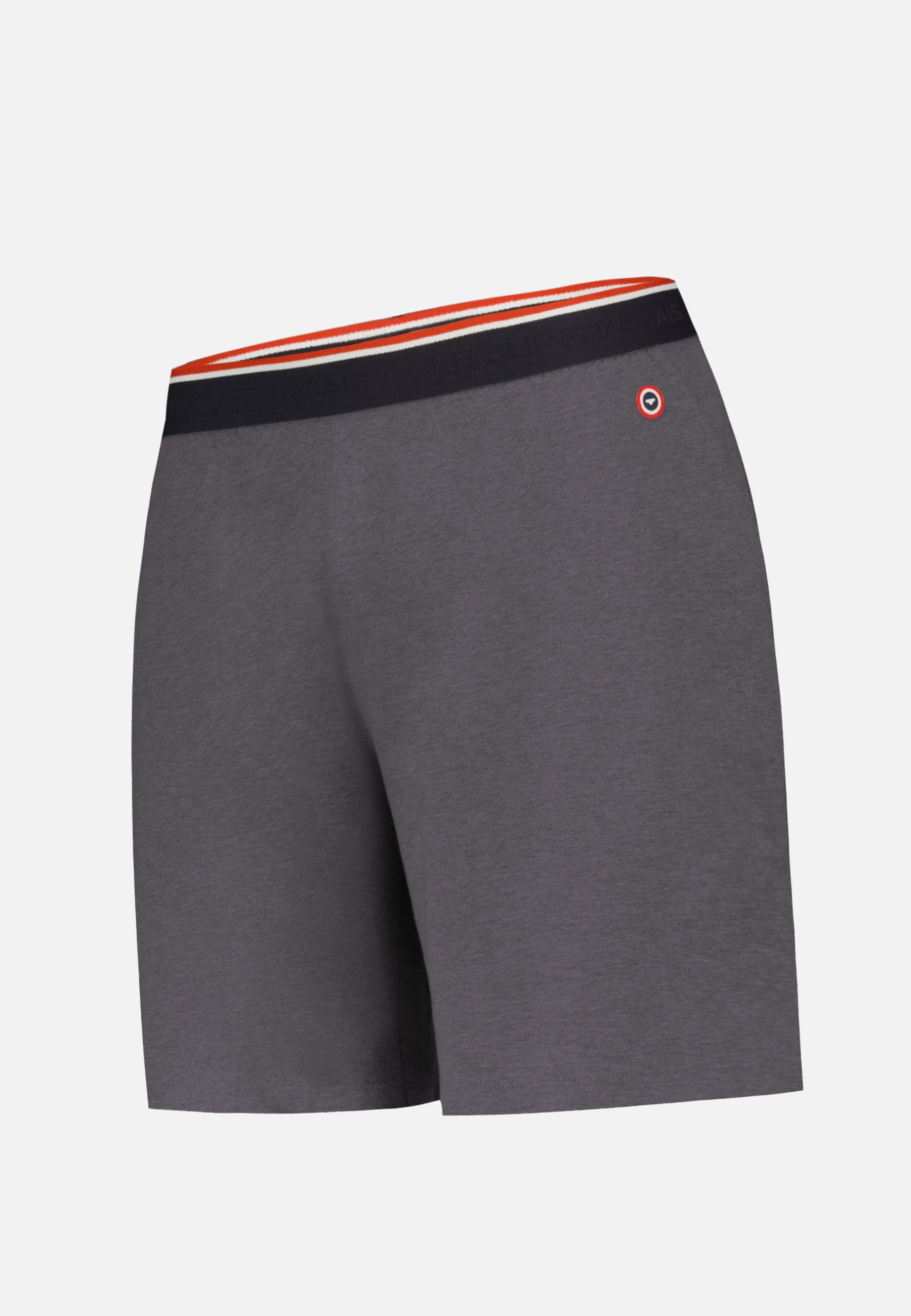 Grey cotton short pajama bottoms - Zouzou Anthracite