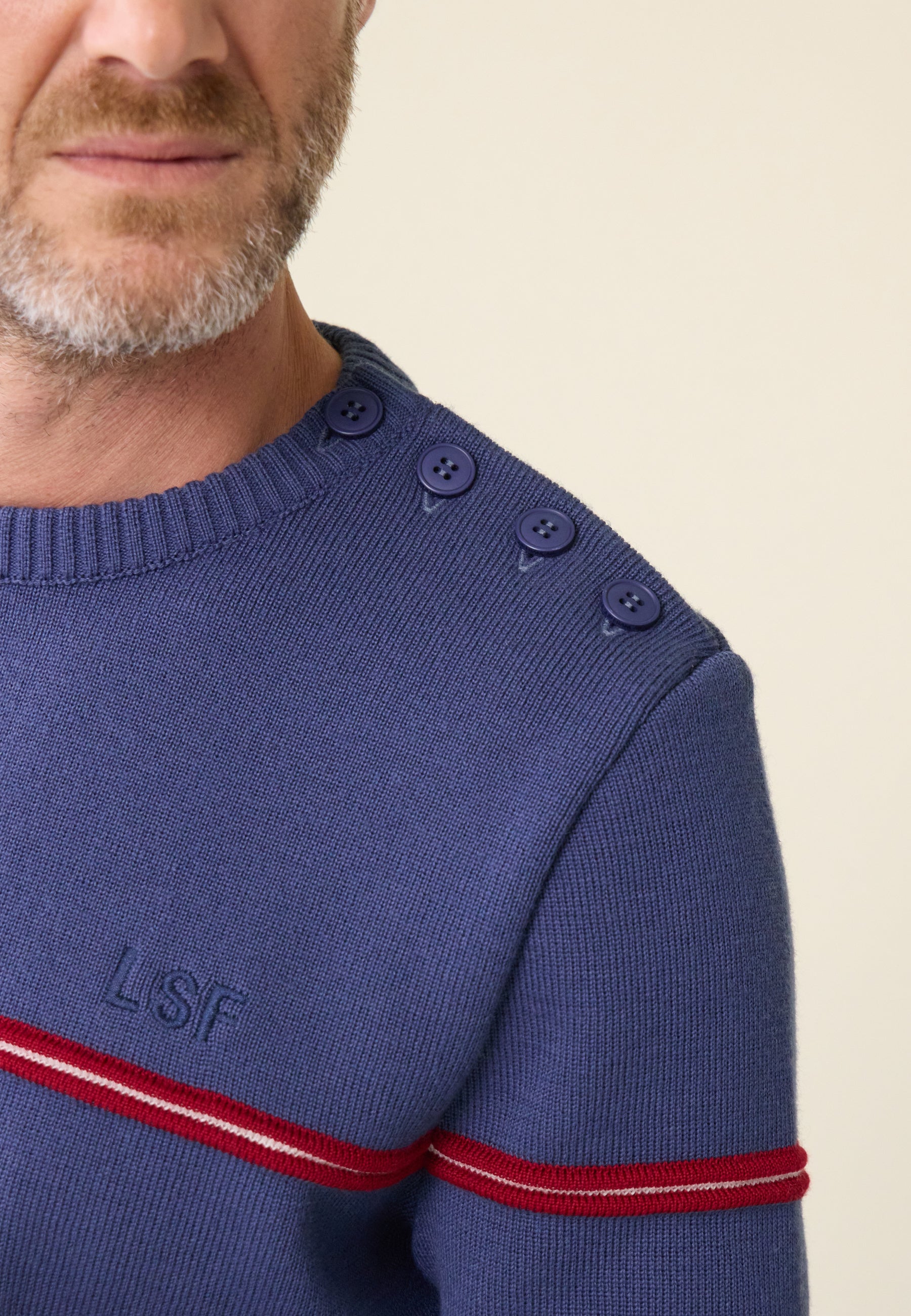 Men's Sweater - Francois Navy Blue Christmas