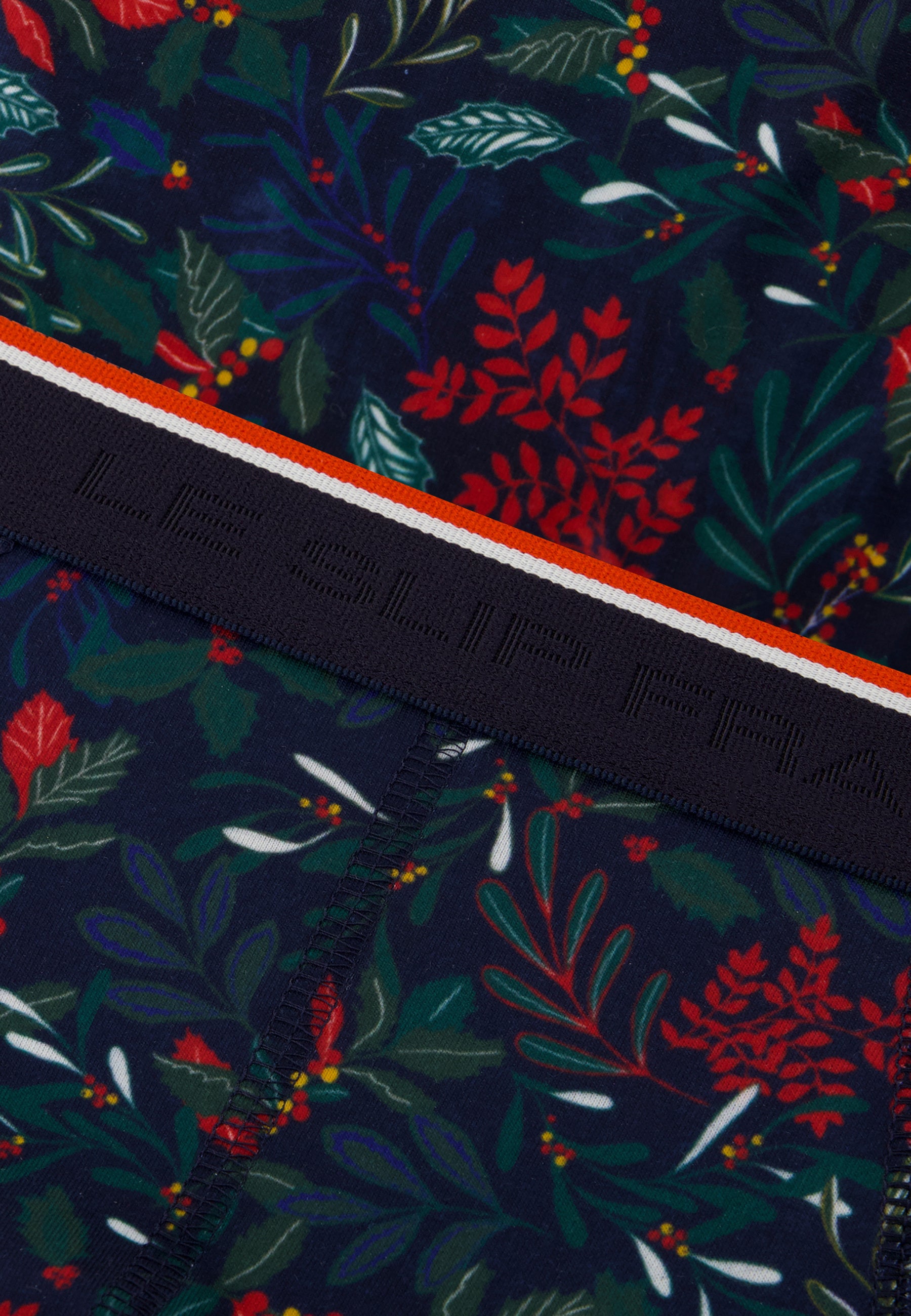 Pack of 2 cotton briefs - Holly Marble Mustard Green Briefs