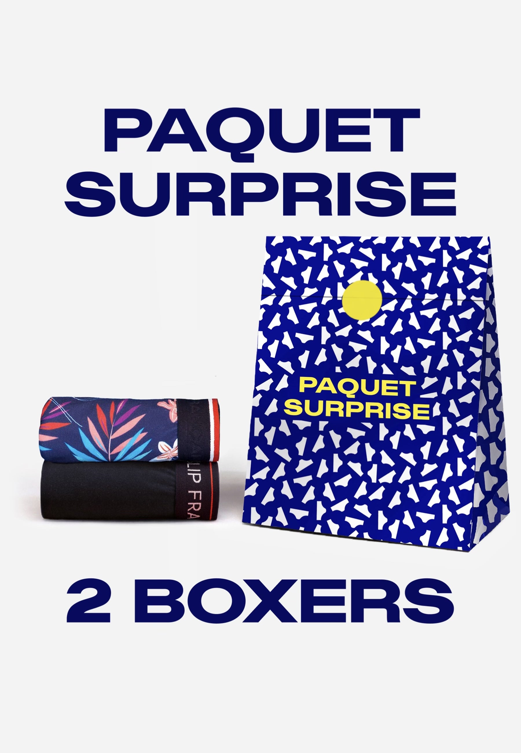 Charger la vidéo: Lot de 2 boxers surprise ! - Coloris Surprise