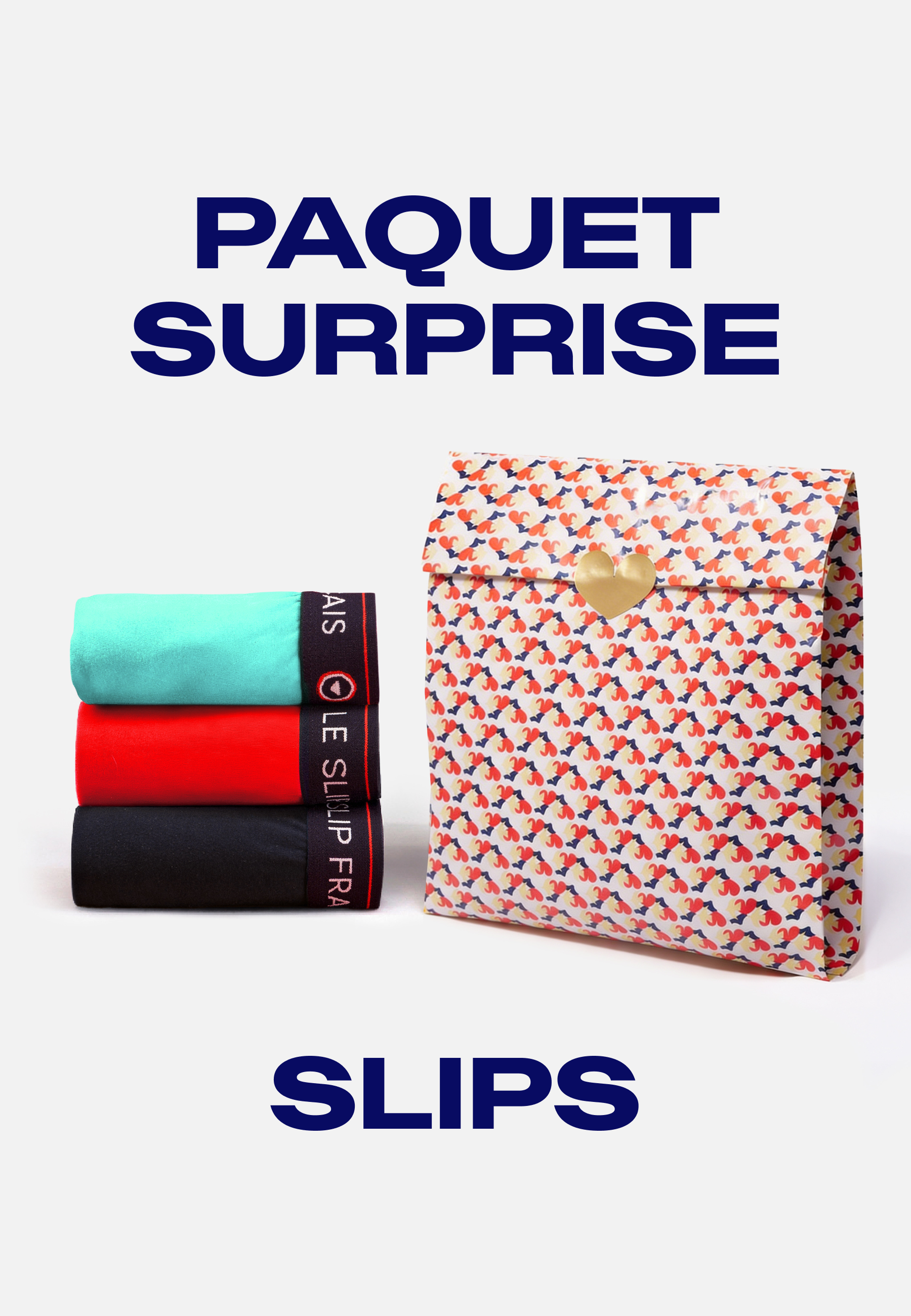 Charger la vidéo: Lot de 3 slips surprise ! - Coloris surprise