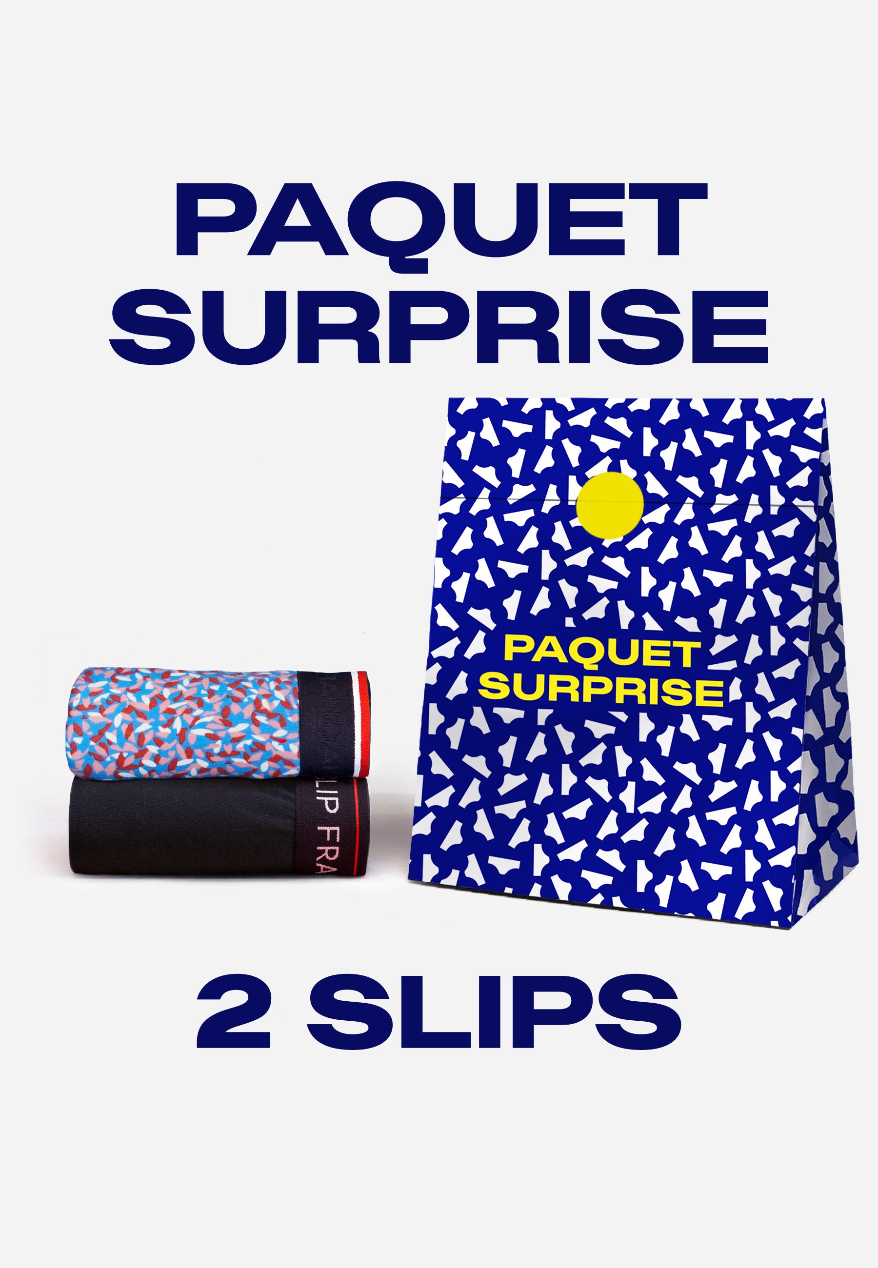 Charger la vidéo: Lot de 2 slips surprise ! - Coloris Surprise