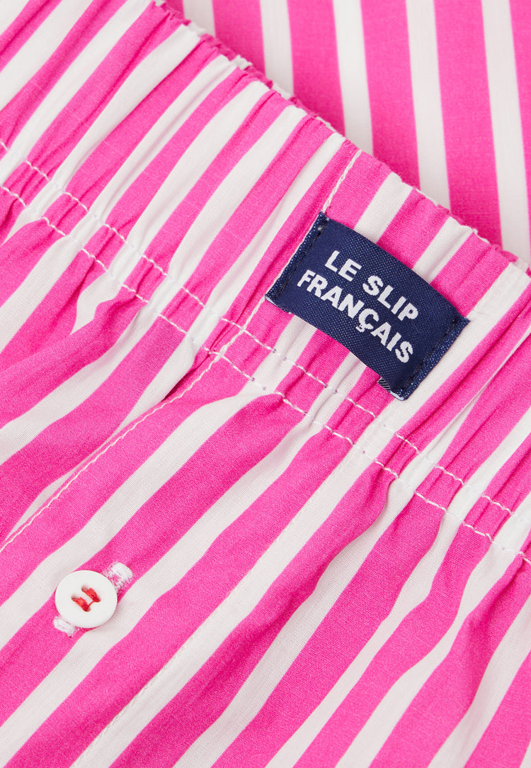 Jacques Sens pink purple embroidered - Le Slip Français - 6