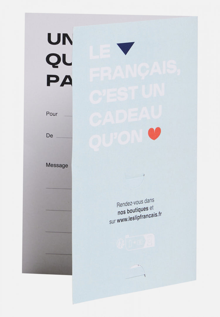 Gift card - Le Slip Français - 1