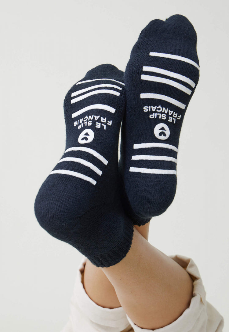 Short sock slipper with non-slip sole - Le Slip Français - 2
