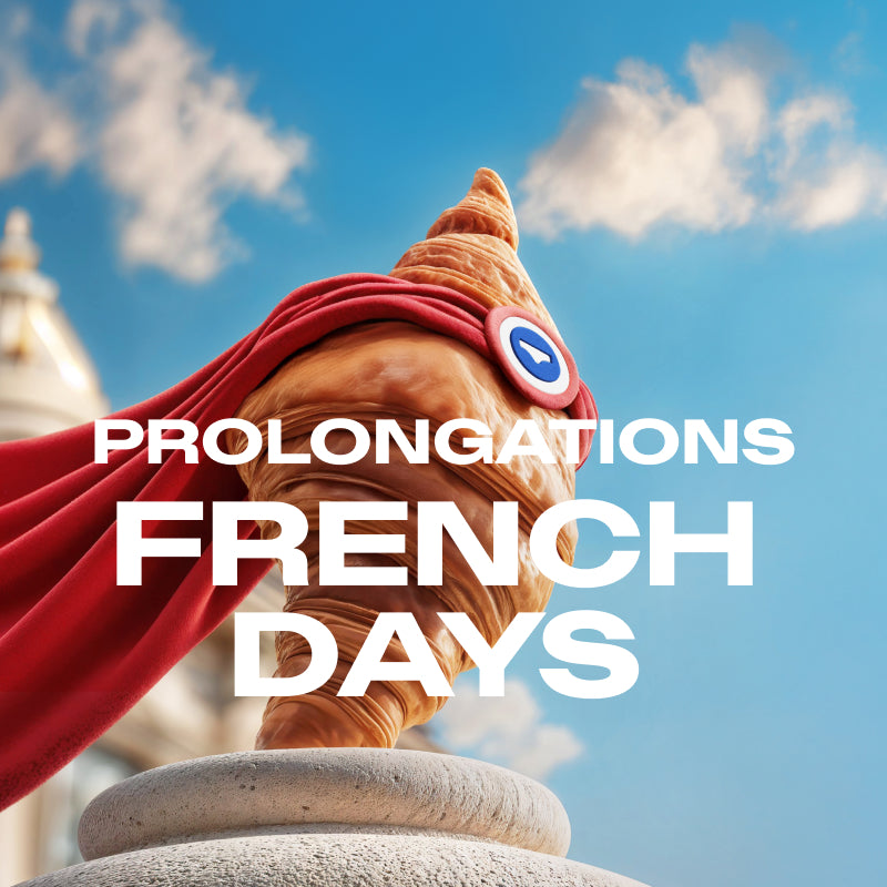 FRENCH DAYS<br><font color=FF0000>Jusqu'à -50%</font>
