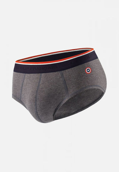 Slip gris en coton - Terrible Gris