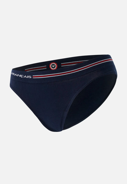 Culotte bleu marine sans couture en coton - Cathy Marine