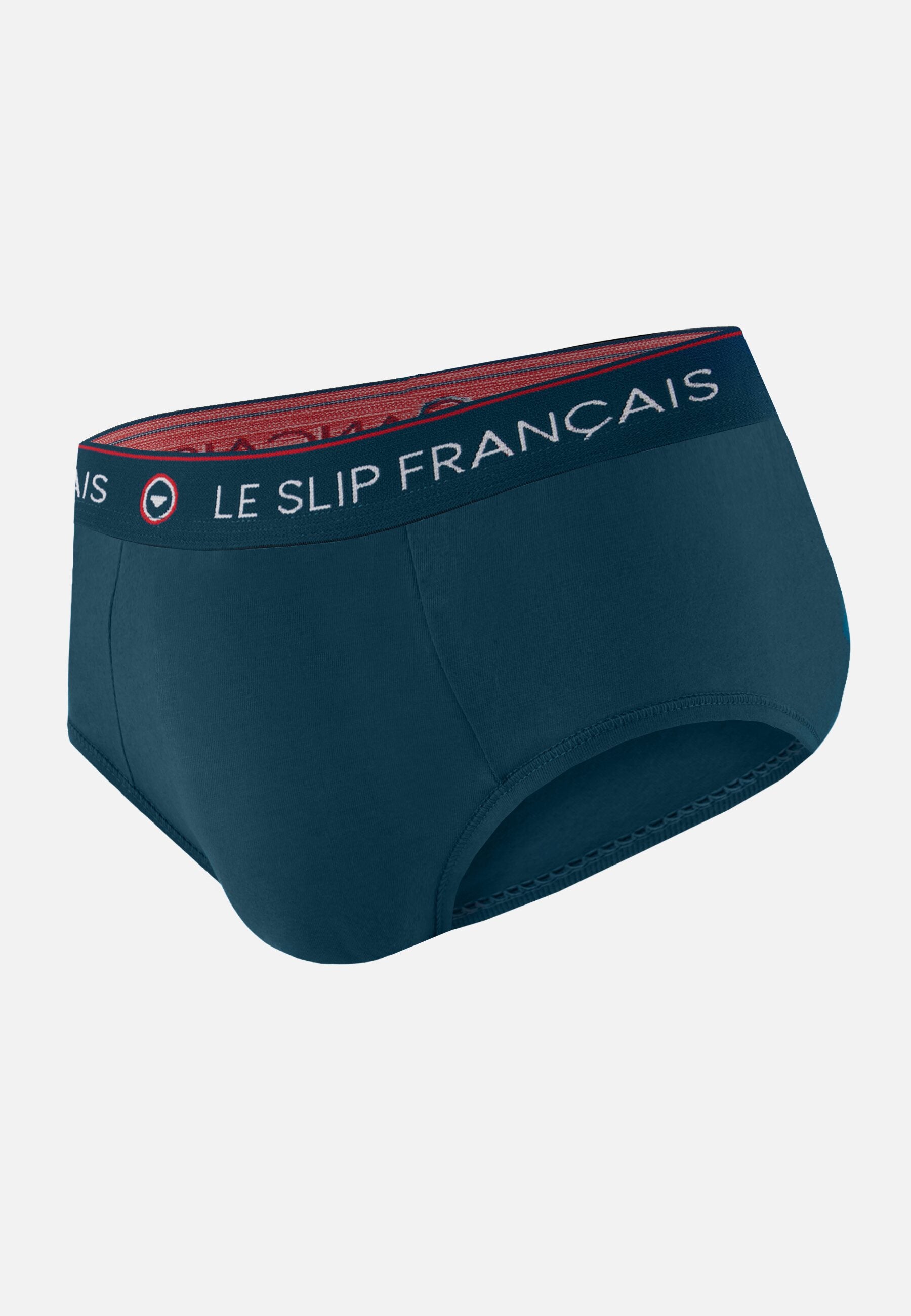Slip bleu en coton - Intrépide Bleu Canard