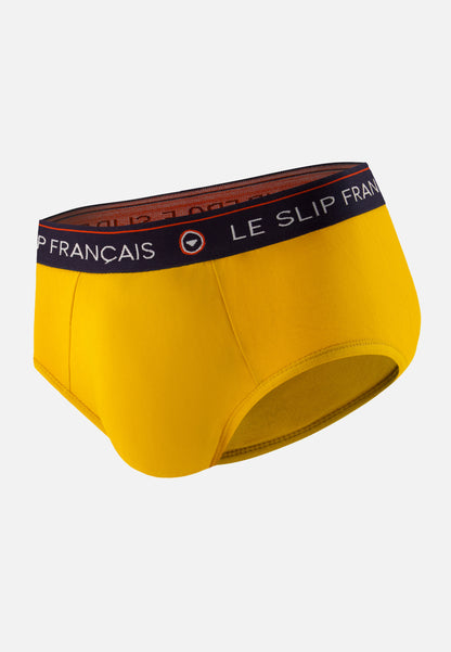 Slip moutarde en coton - Intrepide Moutarde
