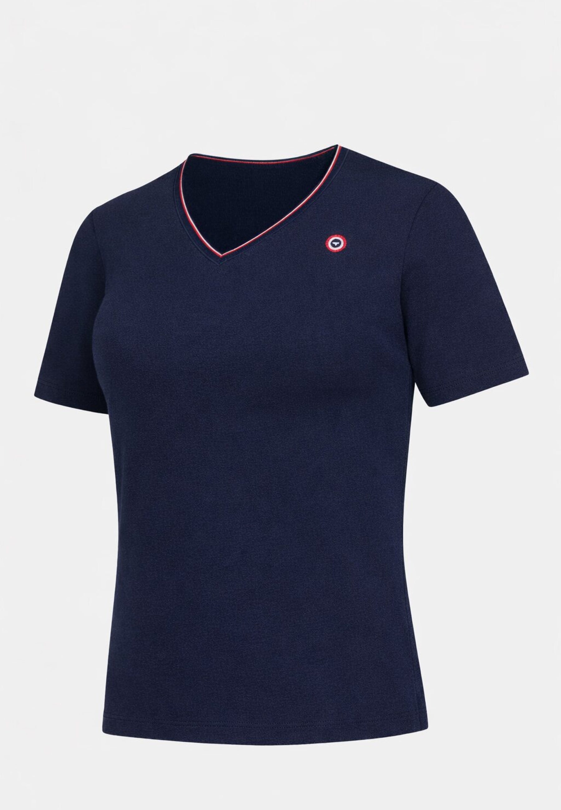 T-shirt femme marine en coton - Puissante Marine