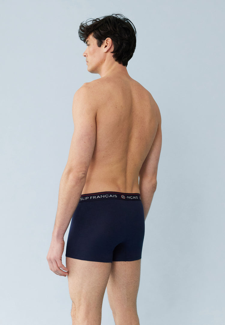 Pack Dix Boxer Redoutable Marine - Le Slip Français - 3