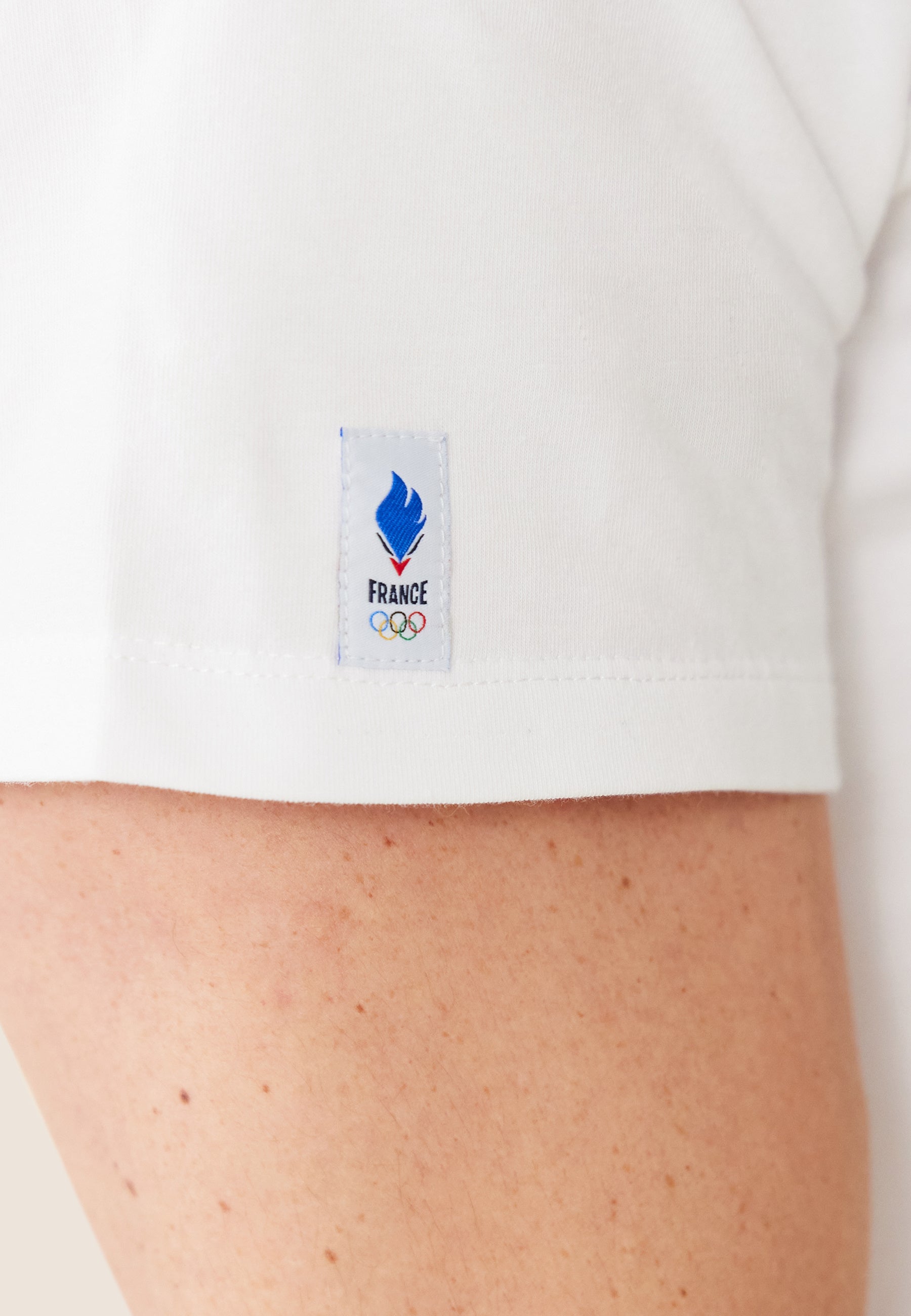 Ensemble pyjama t-shirt et short en coton - Ensemble Pyjama Equipe de France Blanc Indigo