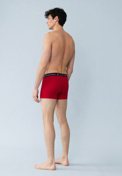 Boxer rouge en coton - Redoutable Rouge Beau Paquet