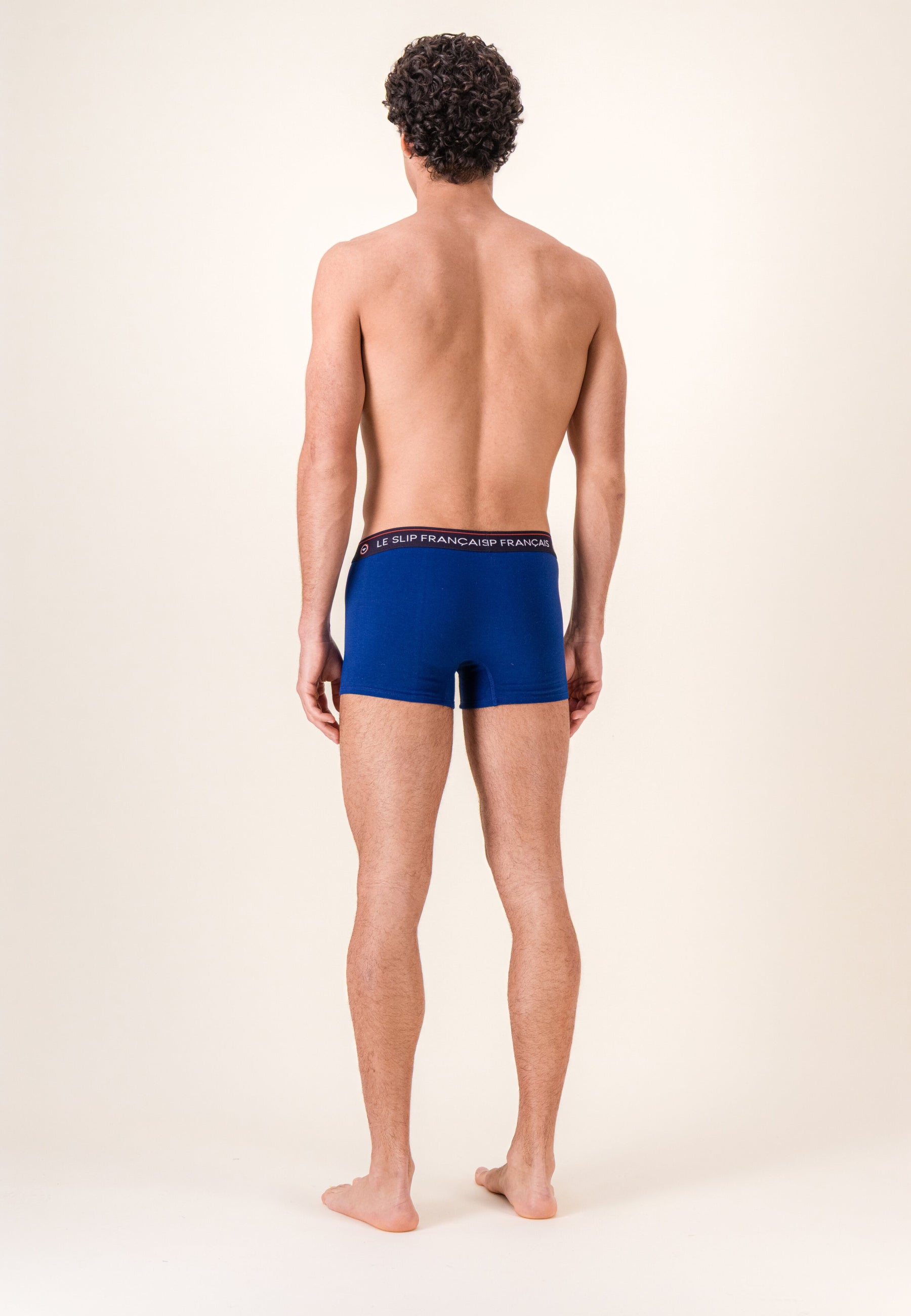 Boxer bleu en coton - Redoutable Indigo