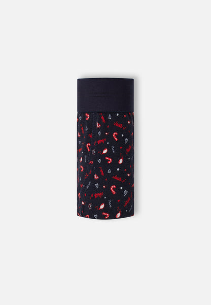 Cotton boxer shorts - Marius D-Day print