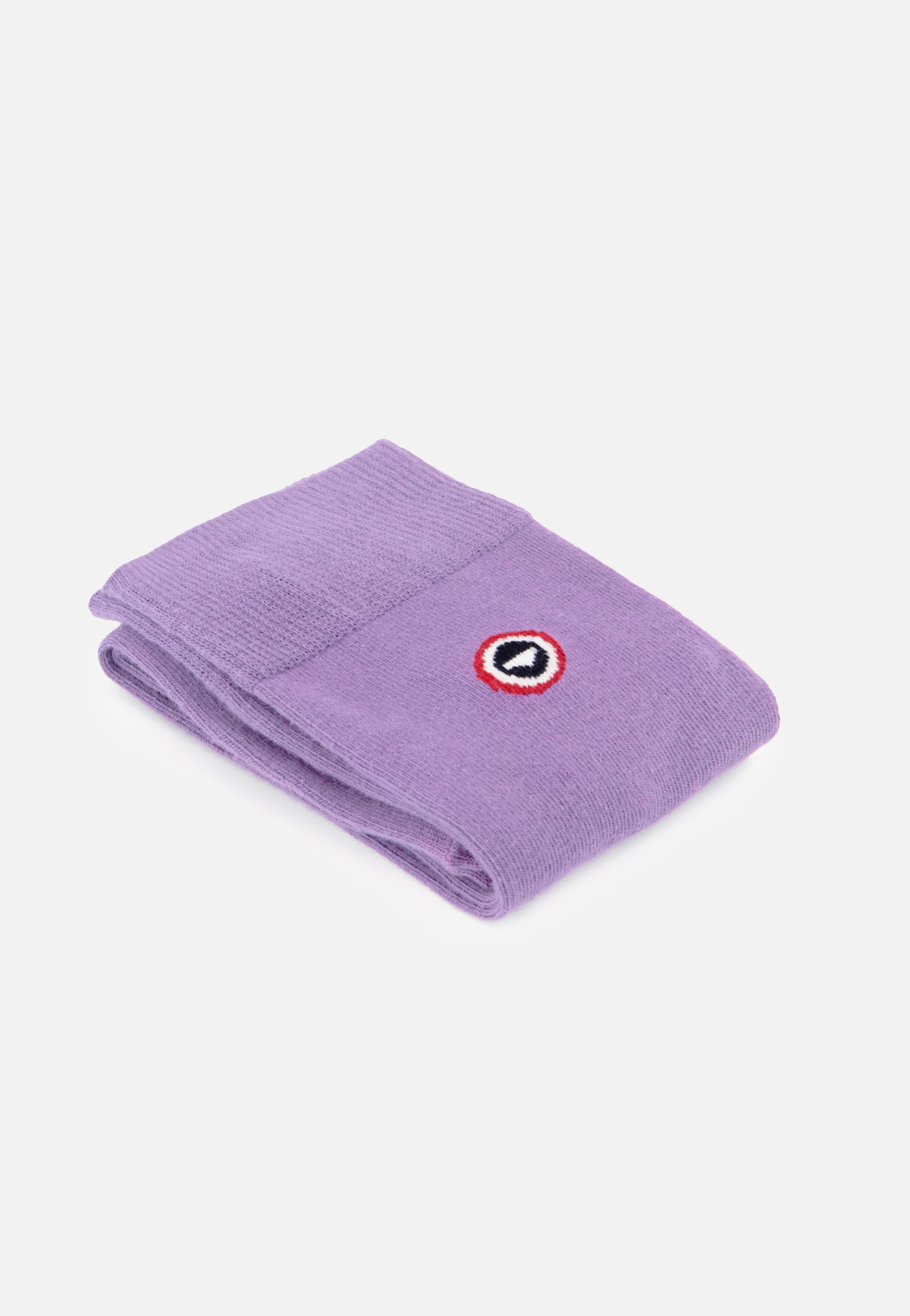 Mid-calf cotton socks - Lucas Demi Bloc Viola