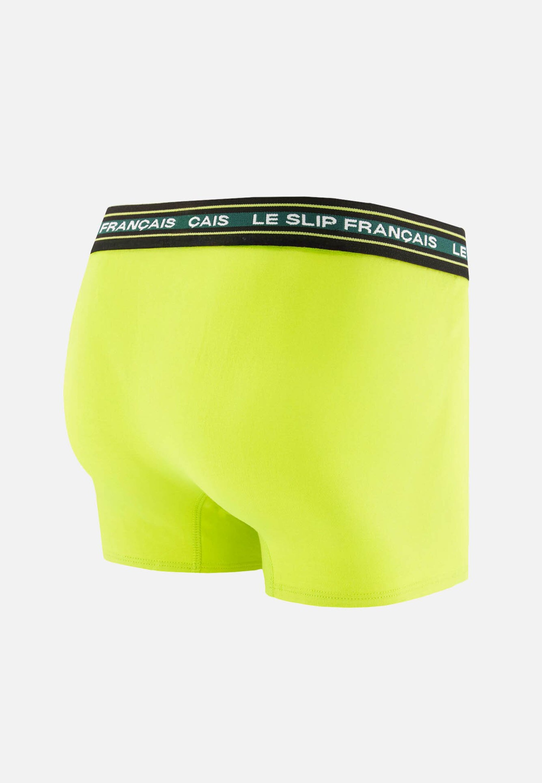 Boxer jaune en coton - Redoutable Jaune Anis