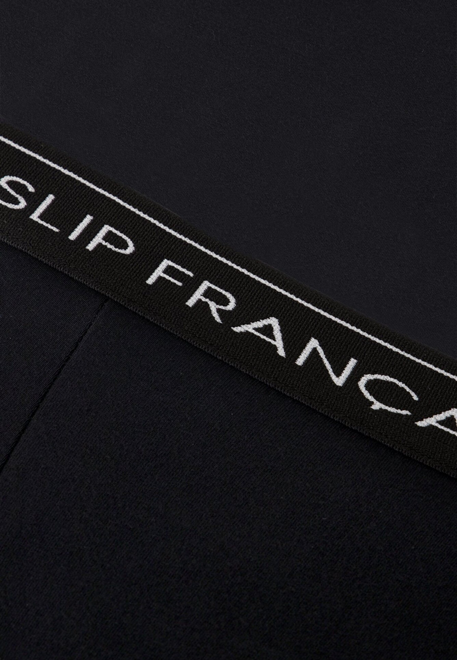 Boxer long noir en coton - Redoutable Long Noir