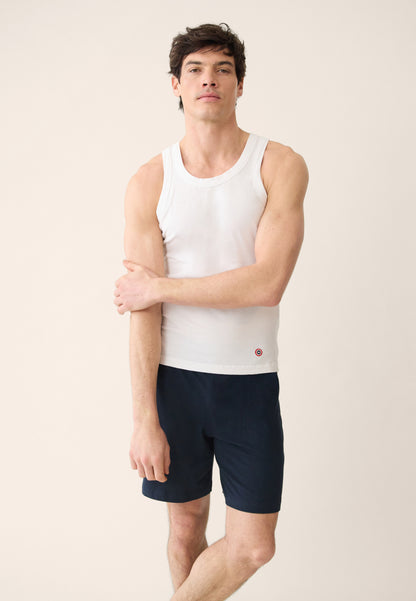 Débardeur homme blanc en coton - Fulminant Blanc