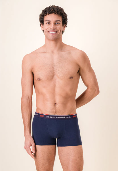 Boxer bleu marine en coton bio - Redoutable Marine - Collab 1083