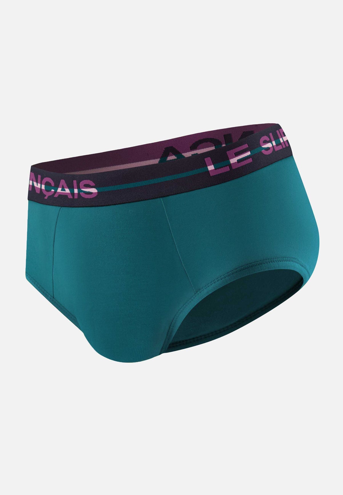 Slip bleu foncé en coton - Intrépide Bleu Canard