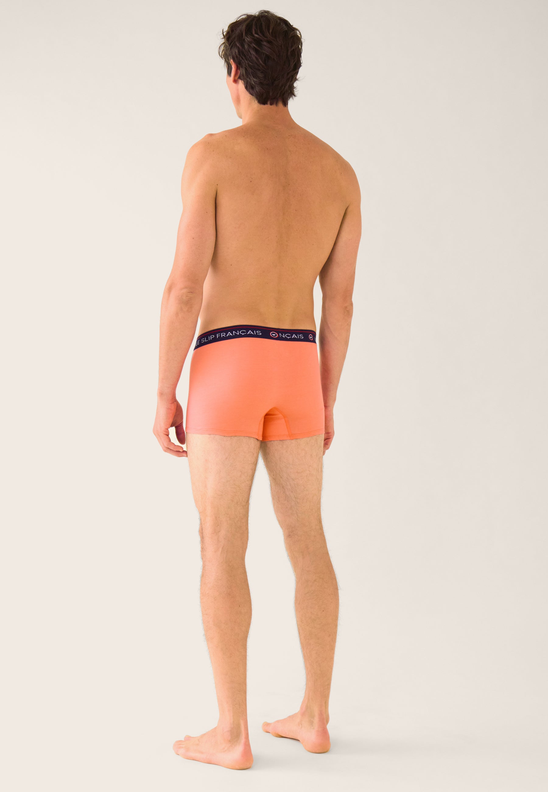 Boxer rose en coton - Redoutable Rose Pêche