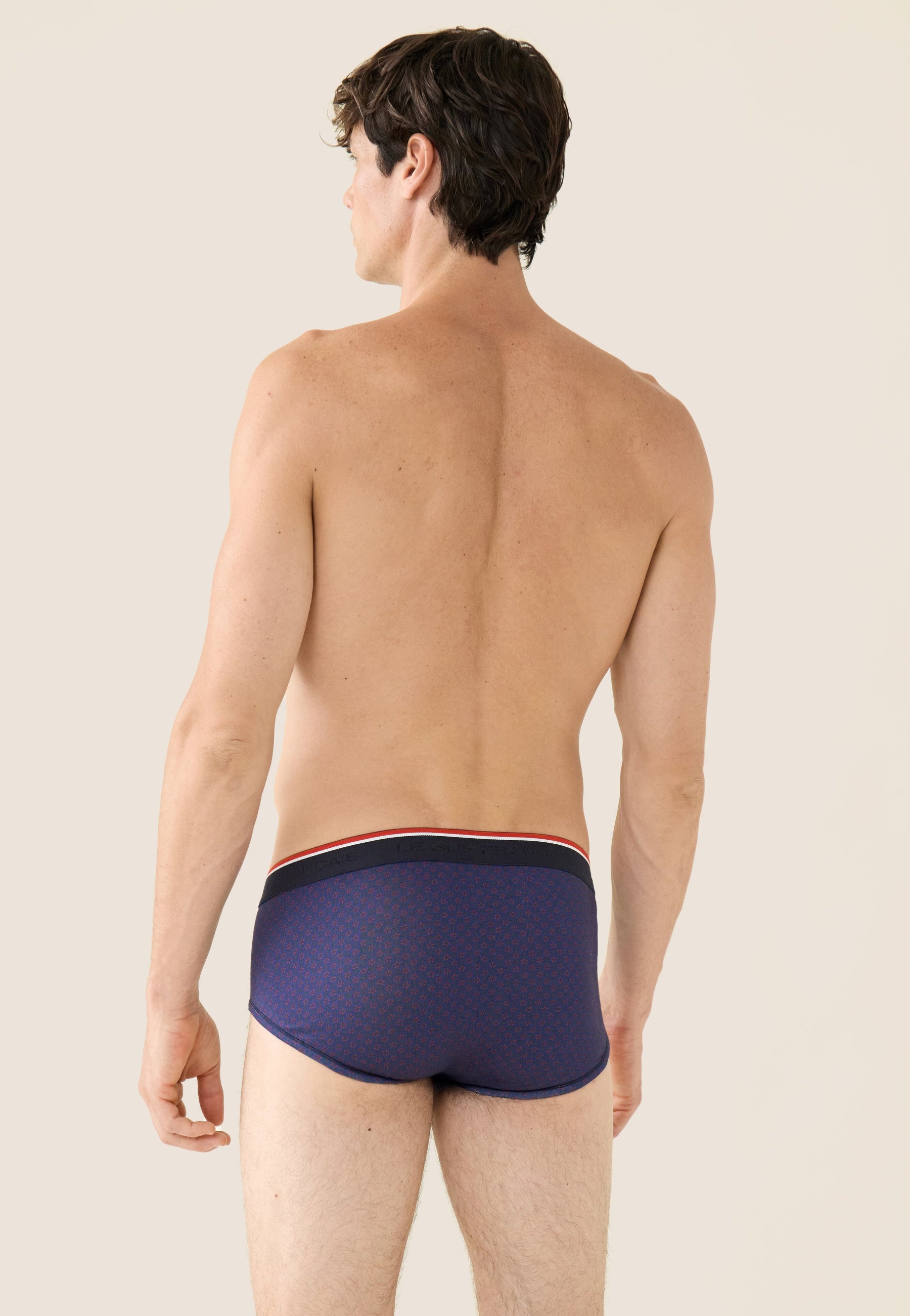 Slip imprimé cadeau indigo en coton - Terrible Kdo Indigo