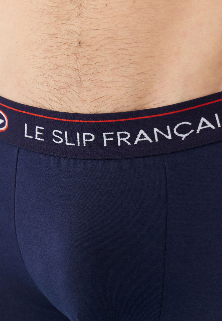 Pack Dix Boxer Redoutable Marine - Le Slip Français - 5