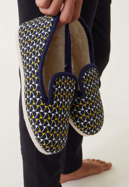 Chaussons d'intérieur en laine - Pantoufles Dam