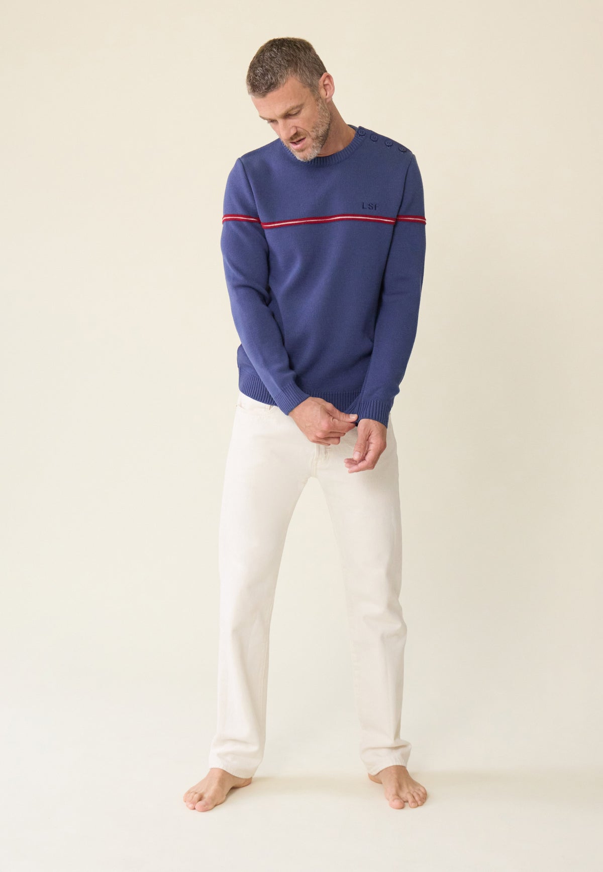 Pull Homme - Francois Bleu Marine Noël