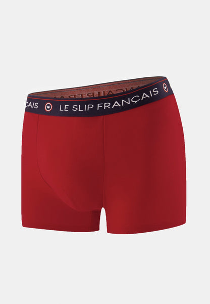 Boxer rouge en coton - Redoutable Rouge Cerise