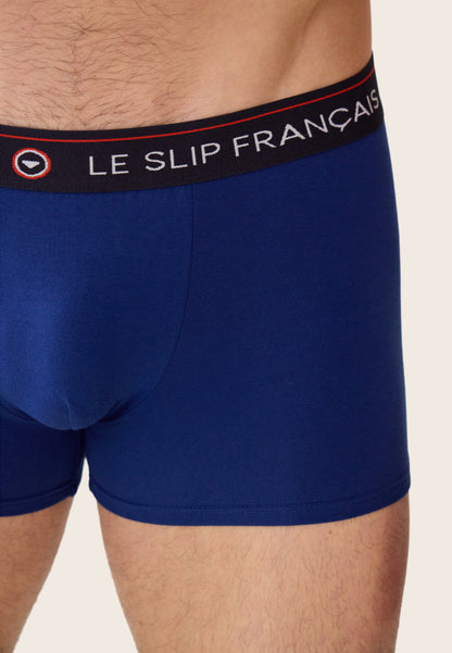 Lot de 2 boxers en coton - Boxers Marine Bleu Indigo