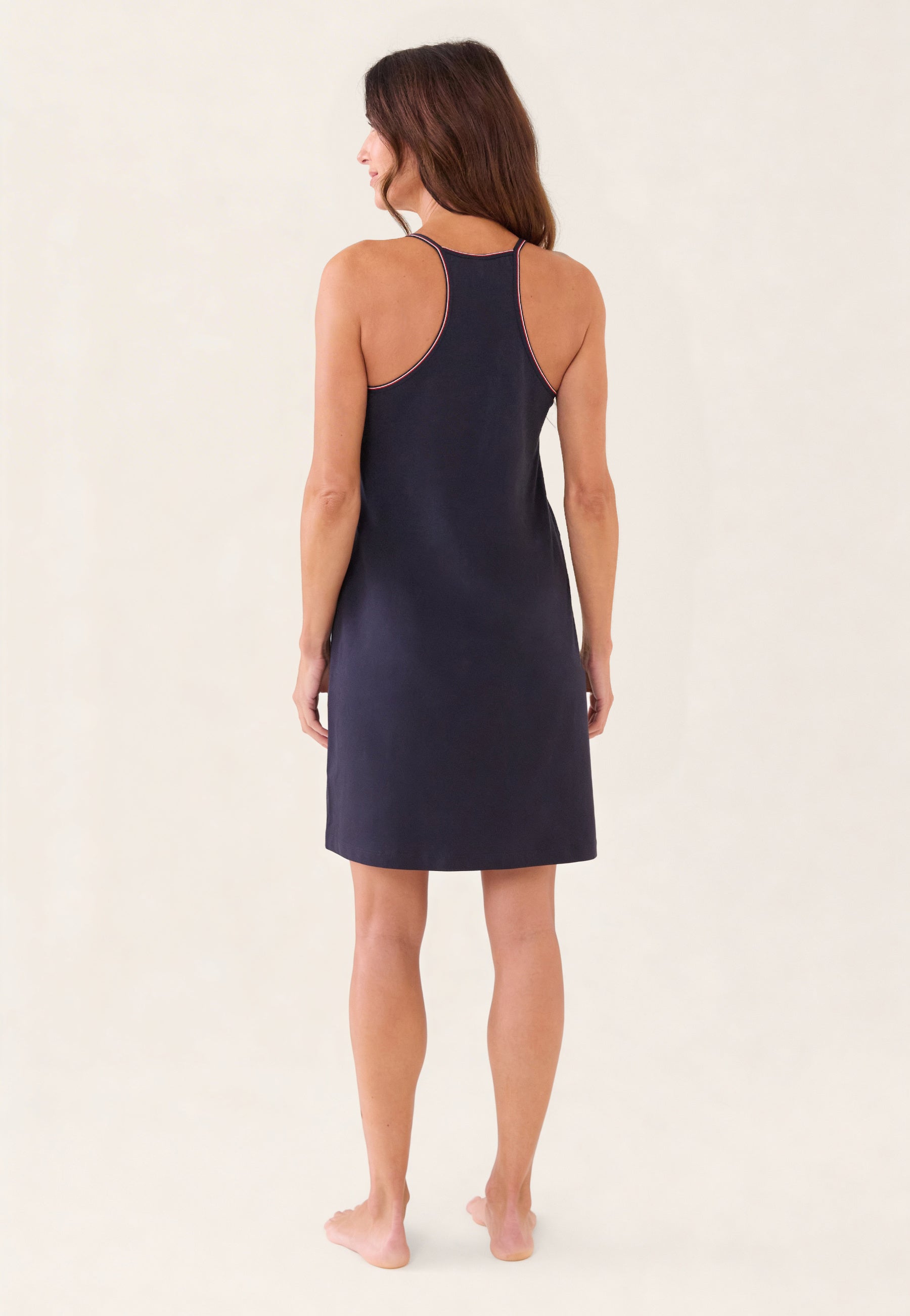 Nuisette marine en coton - Capricieuse Marine