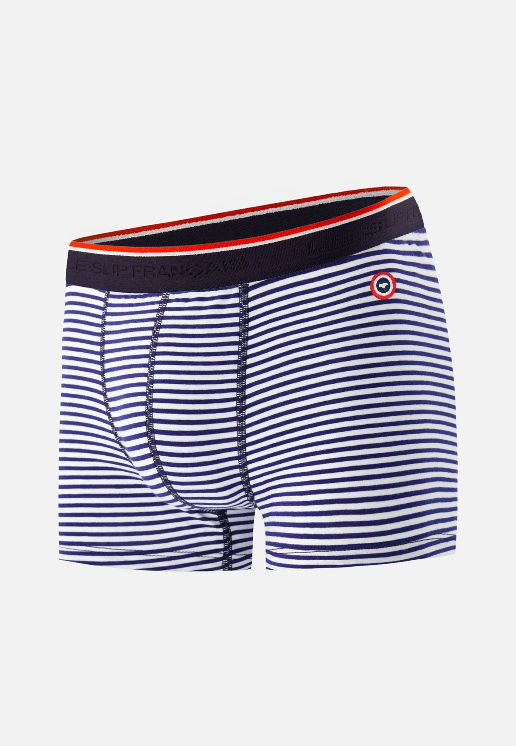 Boxer marinière bleu en coton - Marius Mariniere Bleu