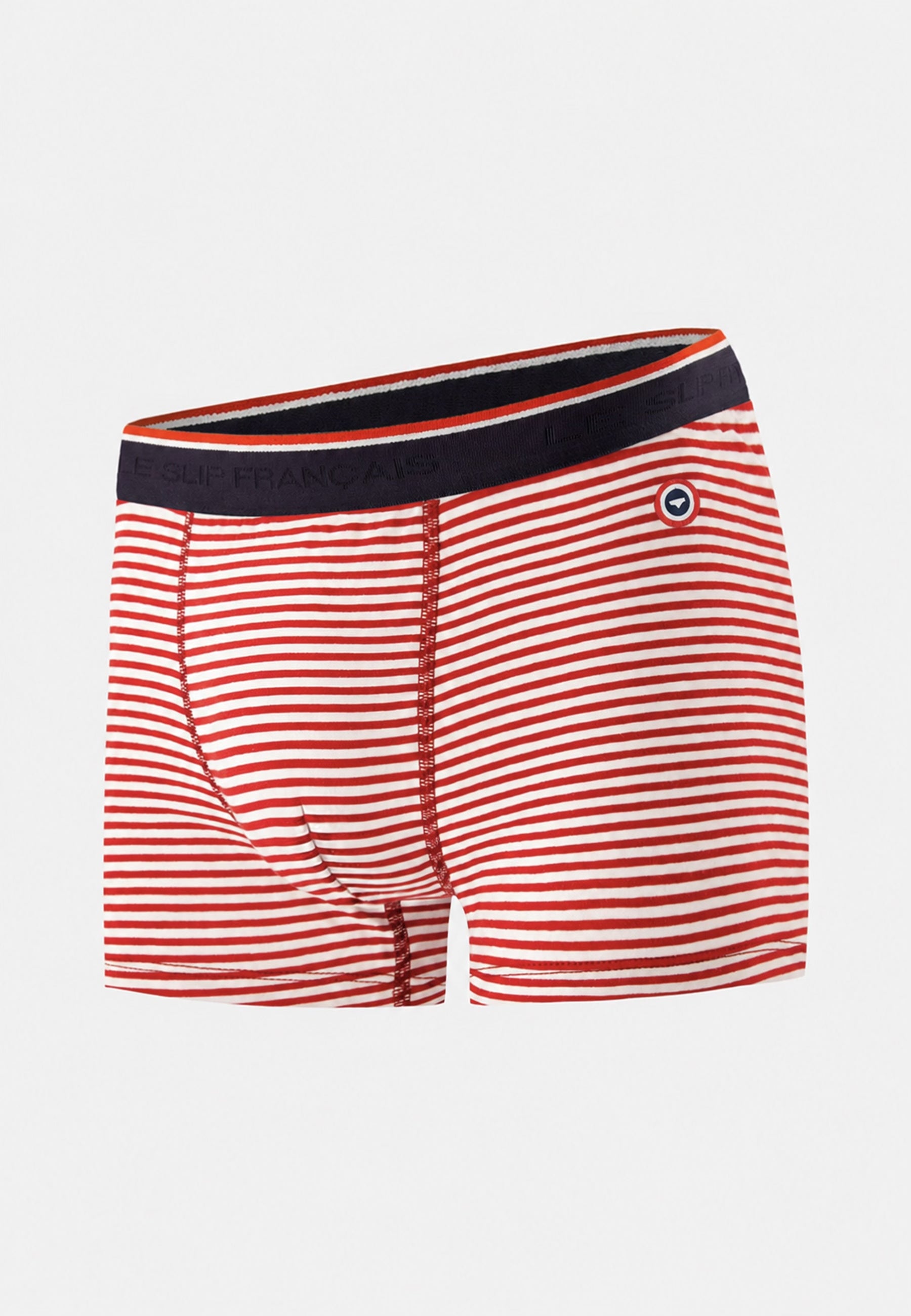 Boxer marinière rouge en coton - Marius Mariniere Rouge