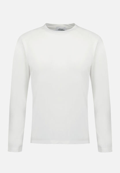 Long-sleeved cotton T-shirt - Jeannot Blanc