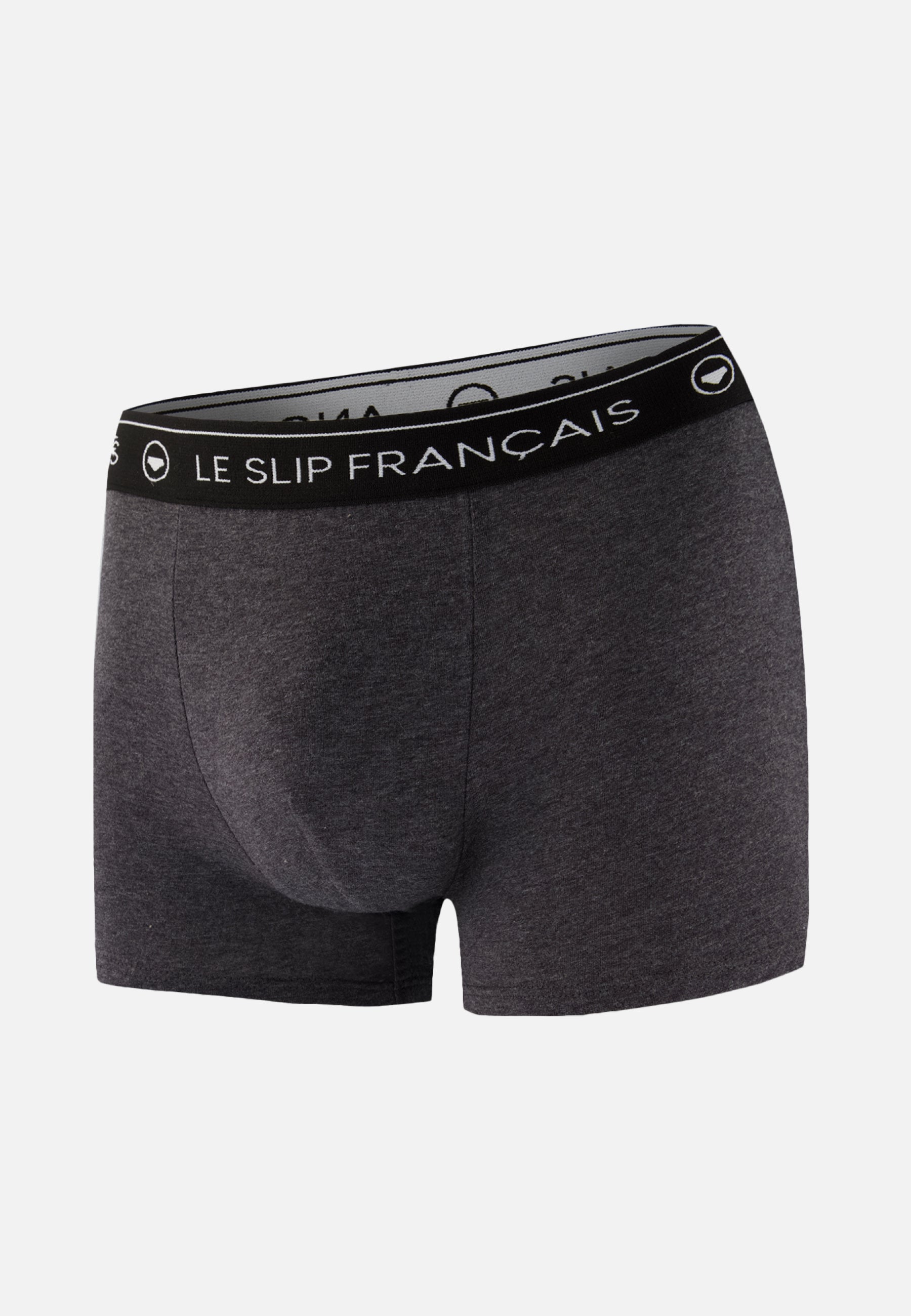 Boxer gris en coton - Redoutable Gris Anthracite