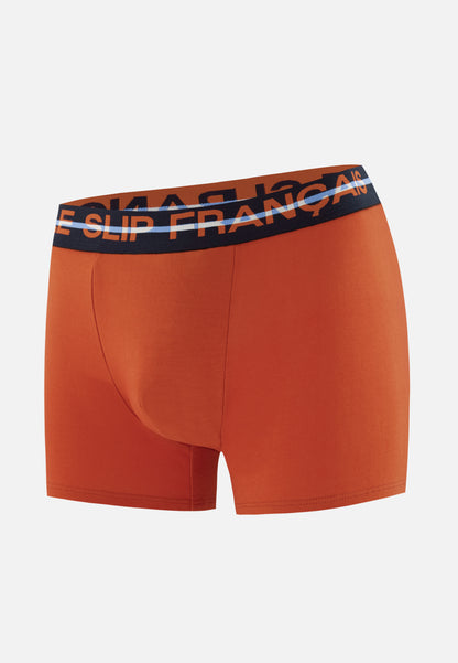 Boxer rouge en coton - Redoutable Rouge Brique