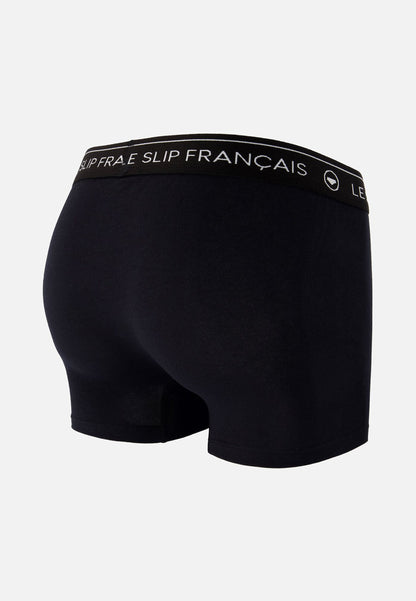 Boxer noir en coton - Redoutable Noir