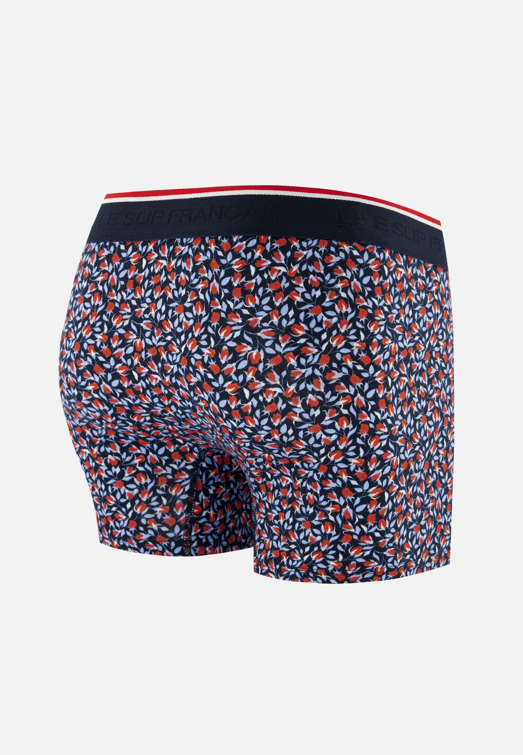 Boxer rose en coton - Marius Rose Rouge Brique