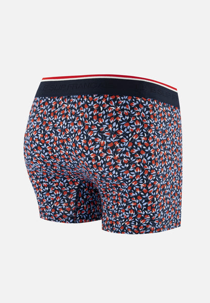 Boxer rose en coton - Marius Rose Rouge Brique