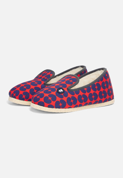 Chaussons d'intérieur en laine - Pantoufles Love