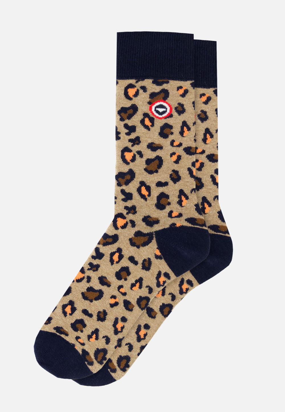 Chaussettes mi-hautes à motifs léopard - Lucas Léopard – Le Slip Français