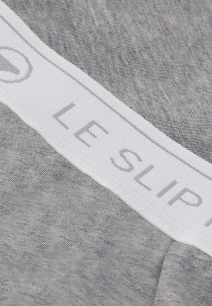 Lot de 3 slips en coton - Slips Noir Blanc Gris